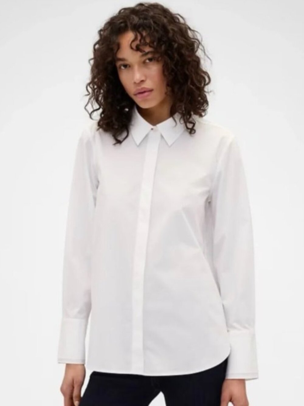 Gap X Victoria Beckham Classic White Button-Down Shirt NWT
